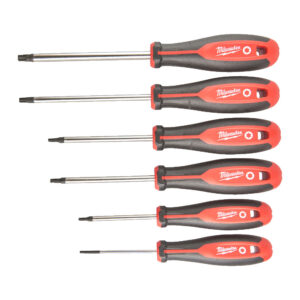 Csavarhúzó 3 oldalú markolattal TORX 6 részes készlet - 1 db