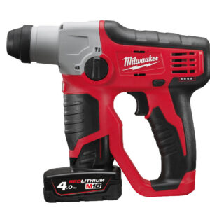 M12 H-402C_M12™ SDS+ kalapács                               _2 x 4,0 Ah REDLITHIUM™  akkumulátor, 80 perces töltő, koffer