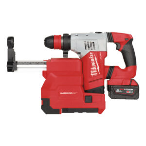 M18 CHPXDE-502C_M18 FUEL™ kalapács SDS+ porelszívóval_2 x 5,0 Ah REDLITHIUM™ akkumulátor, 59 perces töltő, koffer