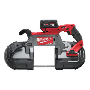 M18 CBS125-502C_M18 FUEL™ szalagfűrész_2 x 5,0 Ah REDLITHIUM™ akkumulátor, 80 perces töltő, fűrészlap, koffer