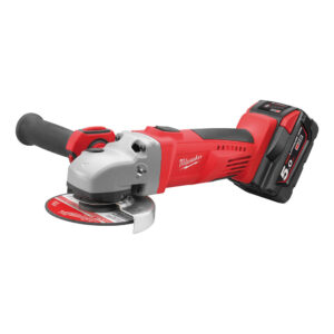 HD28 AG115-502X_M28™ sarokcsiszoló 115 mm                               _2 x 5,0 Ah REDLITHIUM-ION™ akkumulátor, 90 perces töltő, védőburkolat, AVS pótfogantyú, FIXTEC szorítóanya, Heavy Duty koffer