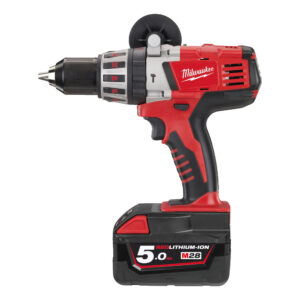 HD28 PD-502X_M28™ ütvefúró-csavarozó                               _2 x 5,0 Ah REDLITHIUM-ION™ akkumulátor, 90 perces töltő, pótfogantyú, Heavy Duty koffer