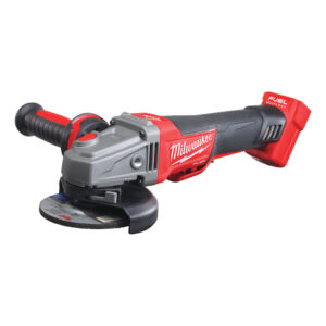 M18 CAG125XPDB-0_M18 FUEL™ rapidstop sarokcsiszoló_Gyorsállítású védőburkolat, AVS pótfogantyú, peremes anya, FIXTEC szorítóanya, 2x védőháló por ellen, akkumulátor, töltő és koffer nélkül