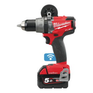 M18 ONEPD-502X_ONE-KEY™ FUEL™ ütvefúró-csavarozó_Övcsipesz, pótfogantyú, 2 x 5,0 Ah REDLITHIUM™ akkumulátor, 59 perces töltő, Heavy Duty koffer