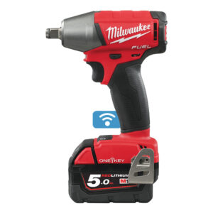 M18 ONEIWF12-502X_ONE-KEY™ FUEL™ 1/2˝ ütvecsavarozó biztosítógyűrűvel_Övcsipesz, 2 x 5,0 Ah REDLITHIUM™ akkumulátor, 59 perces töltő, Heavy Duty koffer