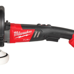 M18 FAP180-502X_M18 FUEL™ polírozó                            _2 x 5,0 Ah REDLITHIUM-ION™ akkumulátor, gyorstöltő, Heavy Duty koffer, talp polírozó géphez, fehér polírozó szivacs, sárga polírozó szivacs, báránygyapjú polírozó korong, porvédő, kengyelfogantyú, AVS oldalfogantyú