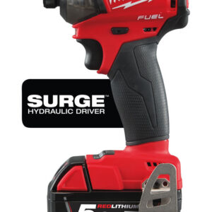 M18 FQID-502X_M18 FUEL™ SURGE™ 1/4˝ Hex hidraulikus ütvecsavarozó_2 x 5,0 Ah REDLITHIUM™ akkumulátor, 59 perces töltő, Heavy Duty koffer
