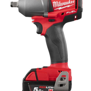 M18 FMTIWF12-502X_M18 FUEL™ 1/2˝ ütvecsavarozó biztosítógyűrűvel_2 x 5,0 Ah REDLITHIUM™ akkumulátor, 59 perces töltő, Heavy Duty koffer