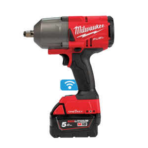 M18 ONEFHIWF12-502X_ONE-KEY™ FUEL™ 1/2˝ ütvecsavarozó biztosítógyűrűvel_2 x 5,0 Ah M18 REDLITHIUM-ION™ akkumulátor, 59 perces töltő, Heavy Duty koffer