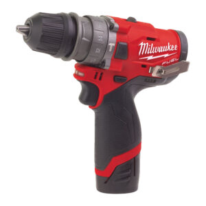 M12 FPDXKIT-202X_M12 FUEL™ szuperkompakt levehető tokmányú ütvefúró-csavarozó_Levehető tokmány, sarokfúrófej, pozicionált csavarozó fej, 2 x 2,0 Ah REDLITHIUM™ akkumulátor, 40 perces töltő, koffer
