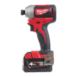 M18 CBLID-402C _M18™ kompakt szénkefe nélküli ütvecsavarozó _2 x 4,0 Ah REDLITHIUM™ akkumulátor, 80 perces töltő, koffer
