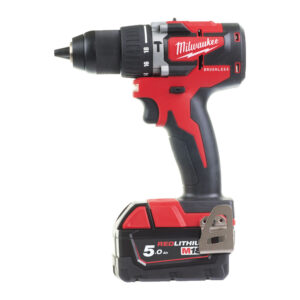 M18 CBLPD-502C _M18™ kompakt szénkefe nélküli ütvefúró-csavarozó _2 x 5,0 Ah REDLITHIUM™ akkumulátor, 100 perces töltő, koffer