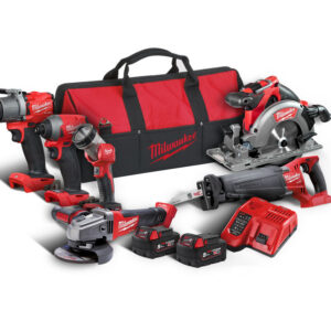 M18 FPP6C2-502B_M18 FUEL™ erőcsomag                               _M18 FPD2, M18 FID2, M18 CSX , M18 CCS55, M18 CAG125X, M18 TLED,  2 x 5,0 Ah REDLITHIUM™ akkumulátor, 59 perces töltő, szerszámtáska