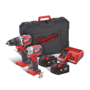 M18 CBLPP2B-402C _M18™ erőcsomag                               _M18 CBLID, M18 CBLDD,  2 x 4,0 Ah REDLITHIUM-ION™ akkumulátor, töltő, koffer